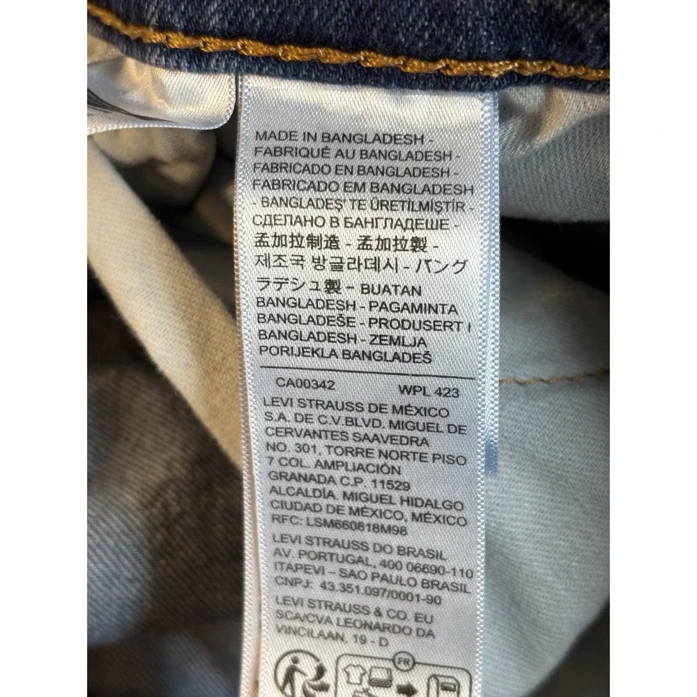 Levi's 511 Slim Fit Jeans Men's 32X30 Medium Wash Indie Sleaze Rocker Grunge